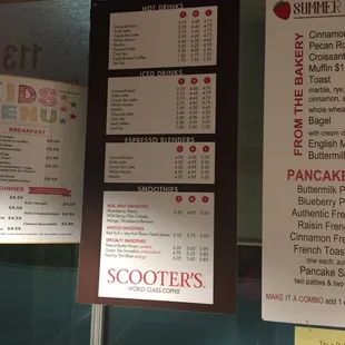 Plenty of coffee choices, and they have a drive thru