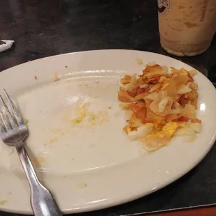 Whole pile of food that was inedible food.