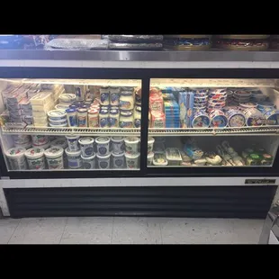 a refrigerated display case