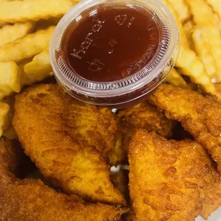 chicken wings and fried chicken, food