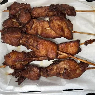 Chicken on stick