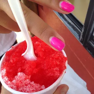 Coconut and strawberry