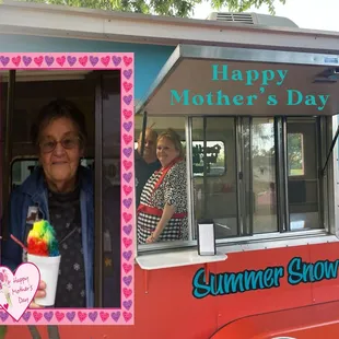 Happy Mothers Day! Grandma and mom serving at events in Oklahoma.