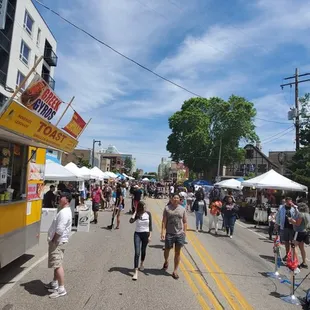 The beginning of the festival