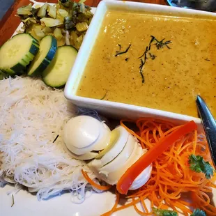 Crab special.  "It's very spicy, okay?"