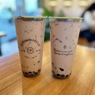 Moonlight (Earl grey tea, boba &amp; grass jelly)