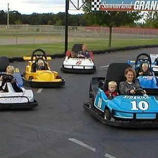 Choose from Indy karts, Can Am karts or double Karts.