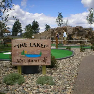 "The Lakes  adventure golf