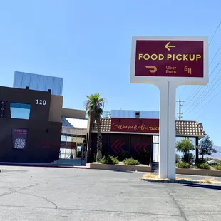 Outside of business