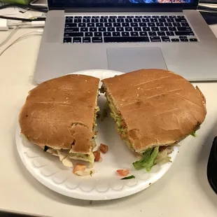 Torta was huge and delicious!