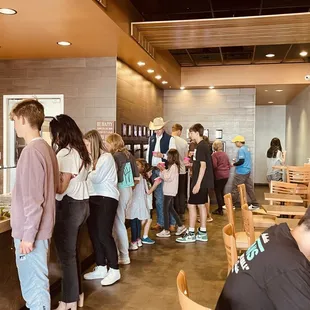 a large group of people