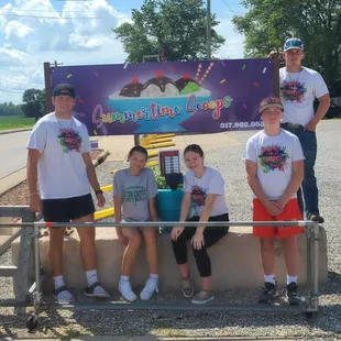 Some of my hard-working crew! Ready to serve you.