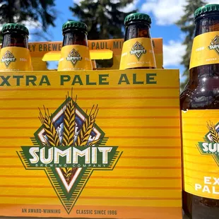 a box of summit pale ale