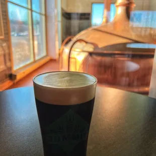 What an awesome pour - oatmeal stout