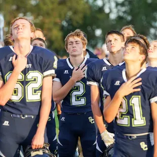 Pregame prayer and national anthem.  Honor.  Respect.