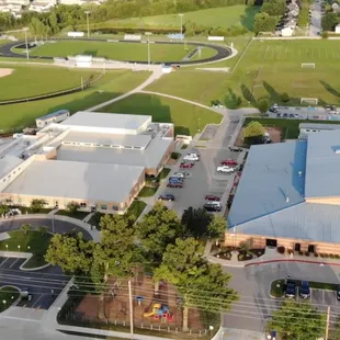 Aerial shot of Summit Christian Academy