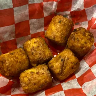 If you haven't tried these yet, you are missing out. These loaded tots are magnificent.