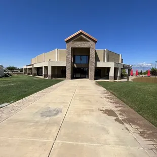 outside