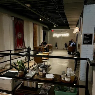 Love the "find your summit" neon sign!