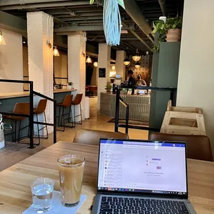 Iced decaf americano - delish