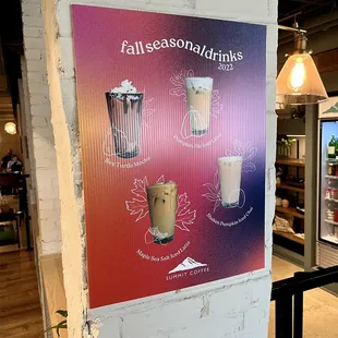 Excited to try their seasonal drinks!