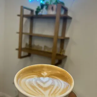 Lavender latte...was so Skeptical about it buuut it was actually so good!!!