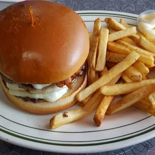 Mushroom Swiss Burger