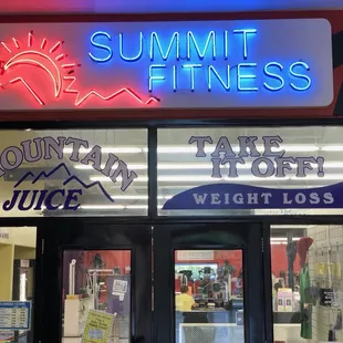 Entrance into Gym