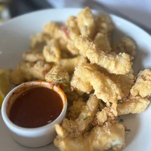 Calamari close up
