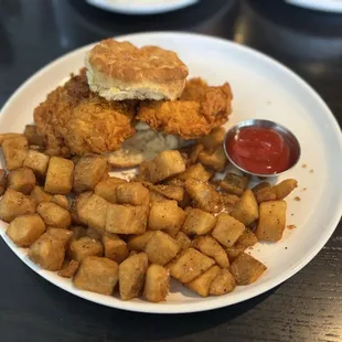 Hot Honey Chicken Biscuit