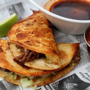 Chuck Roast Adobo Tacos