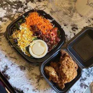 Fried Chicken Salad