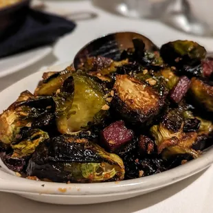 Caramelized brussel sprouts
