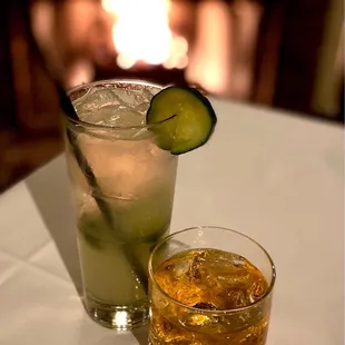 Cucumber Cooler &amp; Basil Hayden