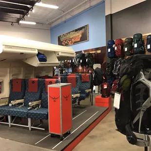 Airplane section is interesting touch!