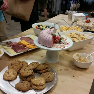 Great food at the events plus 15% off gear