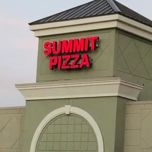 the front of the restaurant