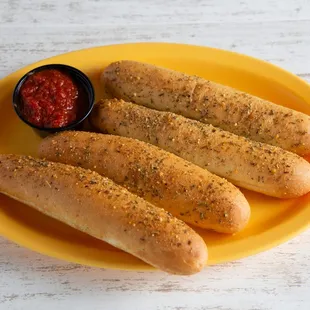 Fresh baked local Roma Bakery Breadsticks!
