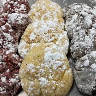 Gooey Butter Cookies in a variety of flavors.