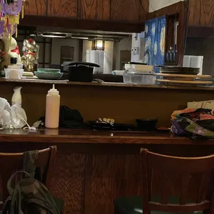 the kitchen counter