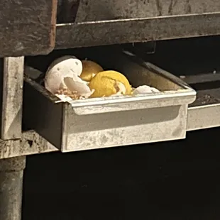 A simple effort to make things look nice is so important. Old broken eggs was a pretty ugly sight to see when we were seated.