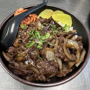 Beef Bulgogi rice bowl