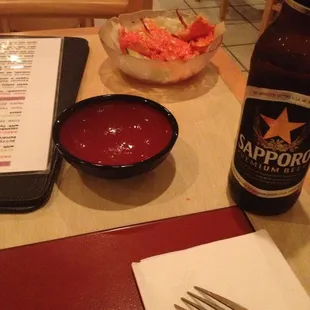 The ginger sauce tasted similar to French dressing... no go.