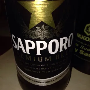 Saki and Sapporo.