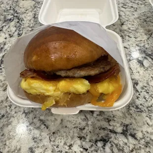 Sumo on brioche bun