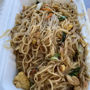 Noodle box - large portion and not bad