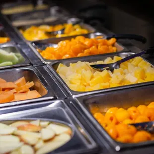 a variety of food items