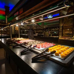 a variety of food items