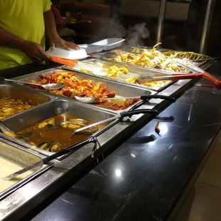 Ooooo the very small seafood section. At least there was never a lack of crawfish.