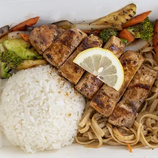 Hibachi swordfish